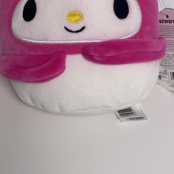Squishmallows Sanrio Hello Kitty & Friends My Melody 8 Inch Yellow Bow Pink - Picture 3 of 7